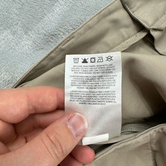 Nike Golf Pants Mens 34x31 Khaki Dri-FIT Training Stretch Wide Leg Lightweight - Picture 14 of 15